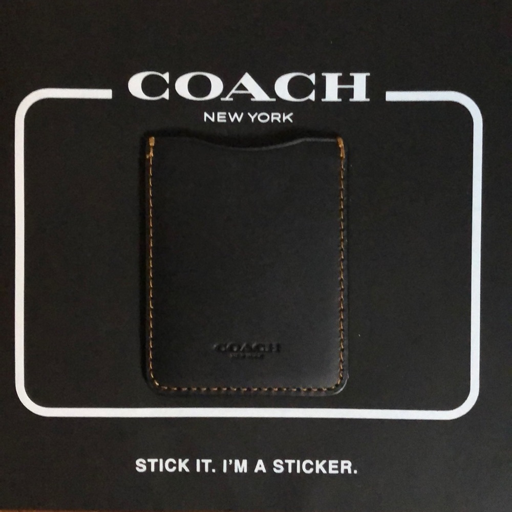 NWT Coach Phone Pocket Sticker
